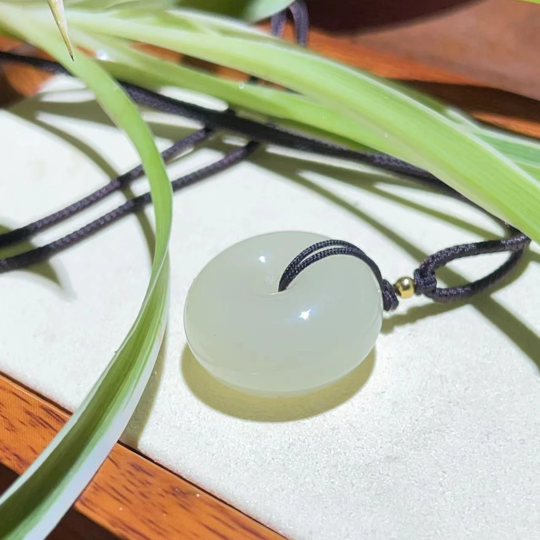 天然青海厚款平安扣项链399