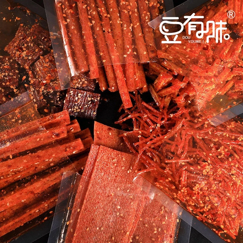 豆有味香辣辣条辣条大礼包网红爆款平江豆角印度老式零食飞饼豆皮