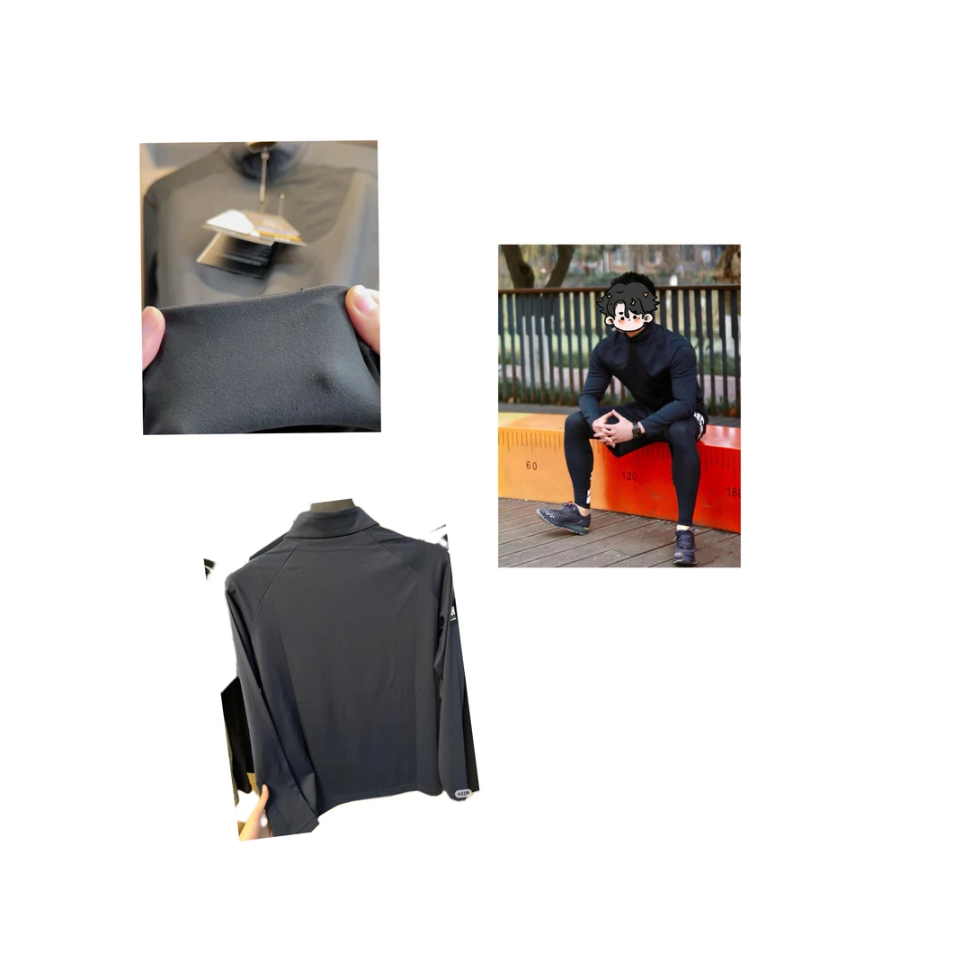 GG 秋冬 时尚男士拉链百搭长袖休闲打底衫03-9