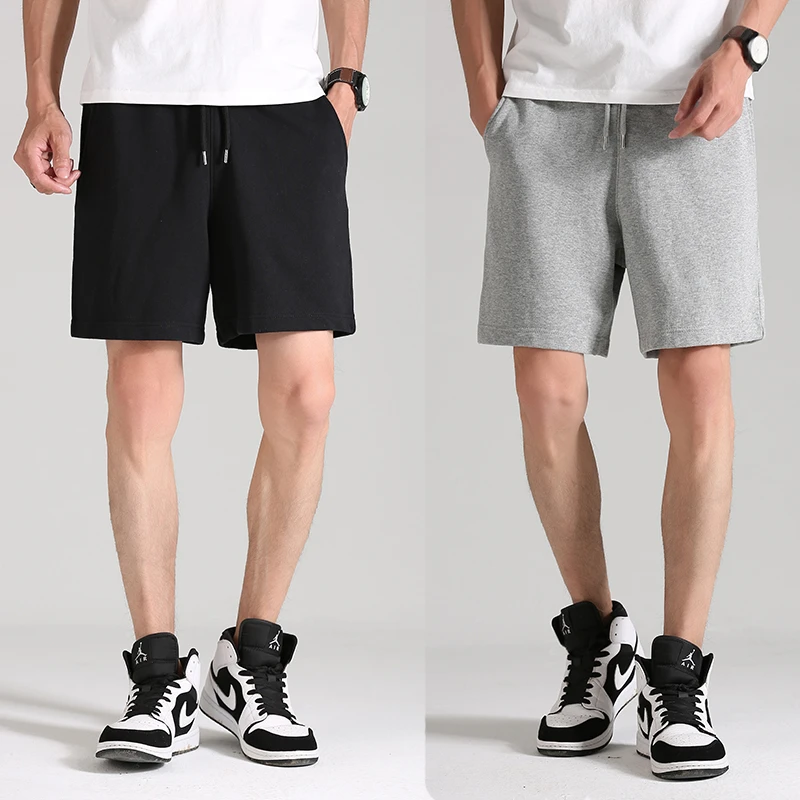 重磅纯棉针织运动潮流五分裤百搭夏季男女休闲裤透气舒适纯棉时尚