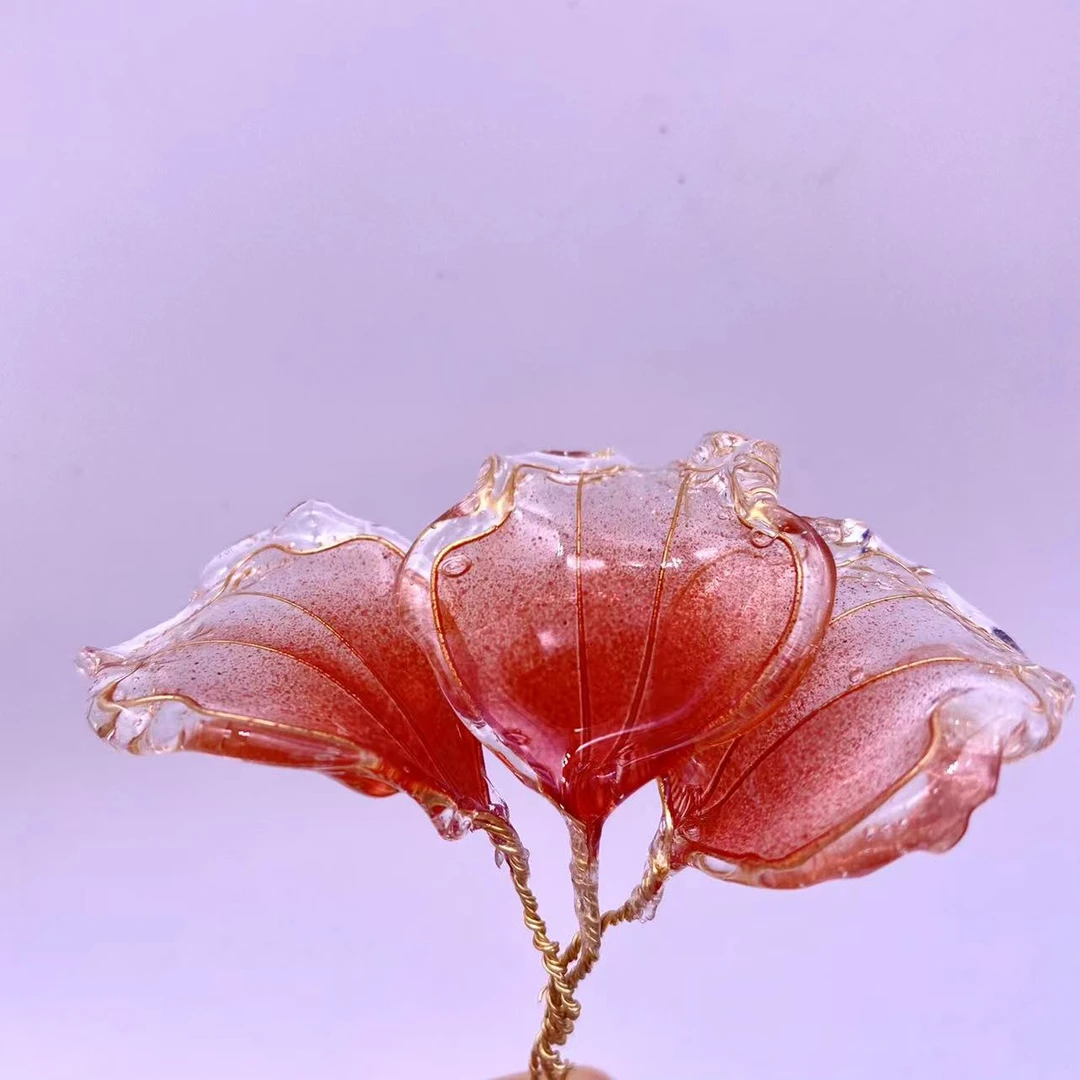 水晶花瓣造液花花瓣手工DIY配件花瓣