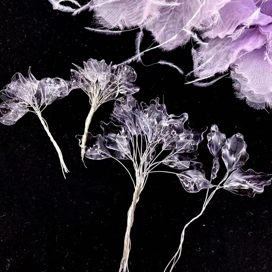 凝水胶半成品花瓣手工DIY饰品配件水晶花花片