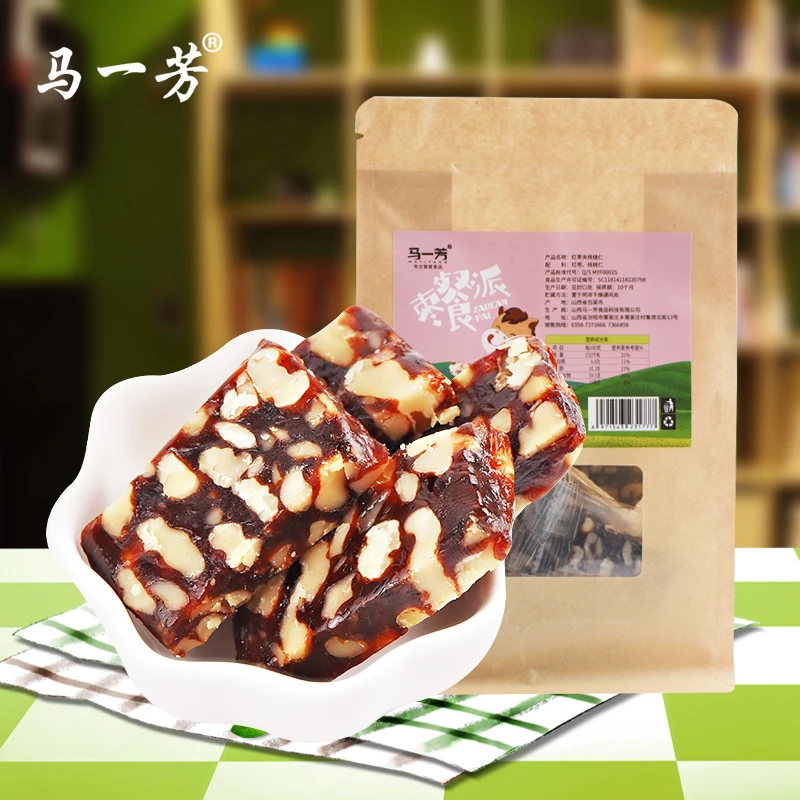 马一芳早餐派红枣泥核桃糕 健康营养 办公室休闲零食老少皆宜