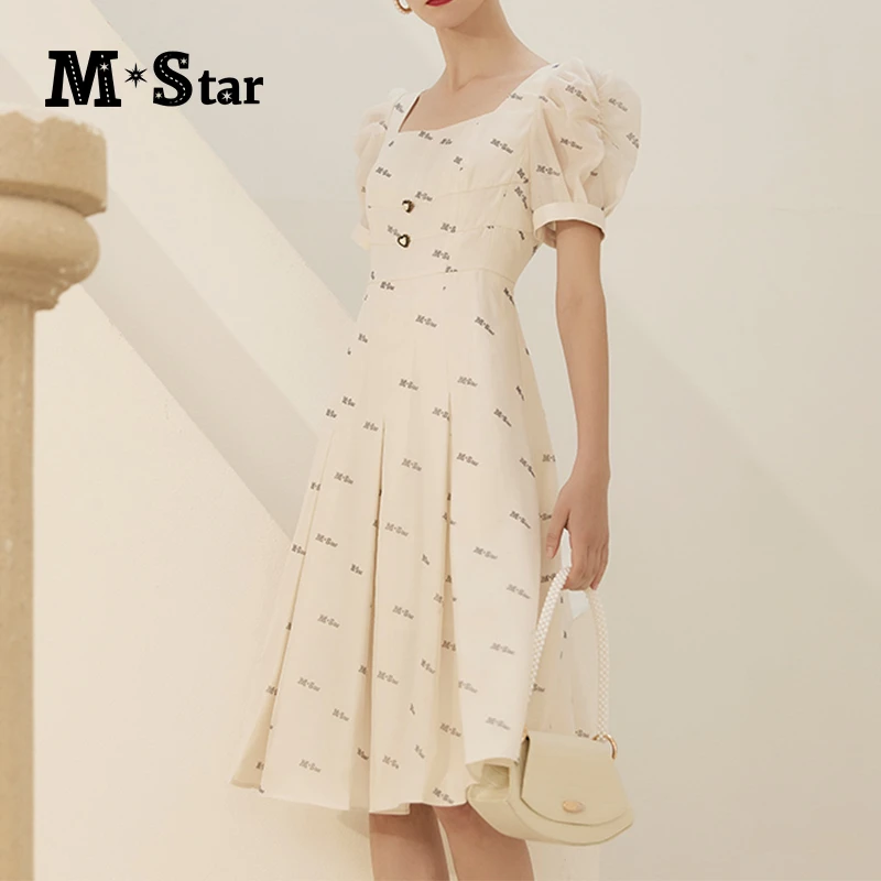 【媛媛女王专享】M-Star品牌logo设计感小众连衣裙SCBL121306