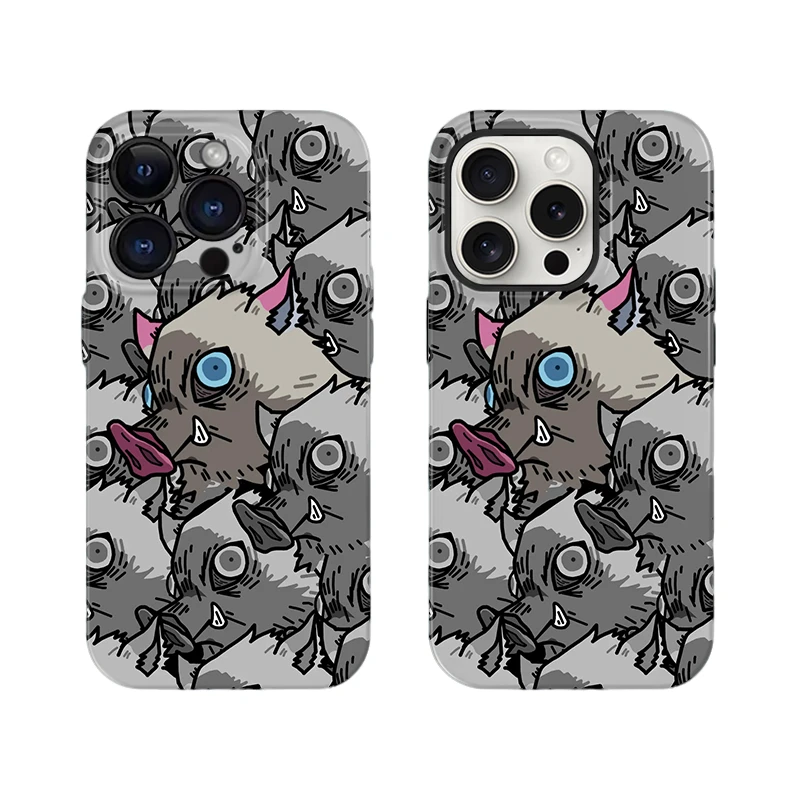 鬼灭之刃伊之助  适用苹果16Promax手机壳iphone15保护壳14plus/1