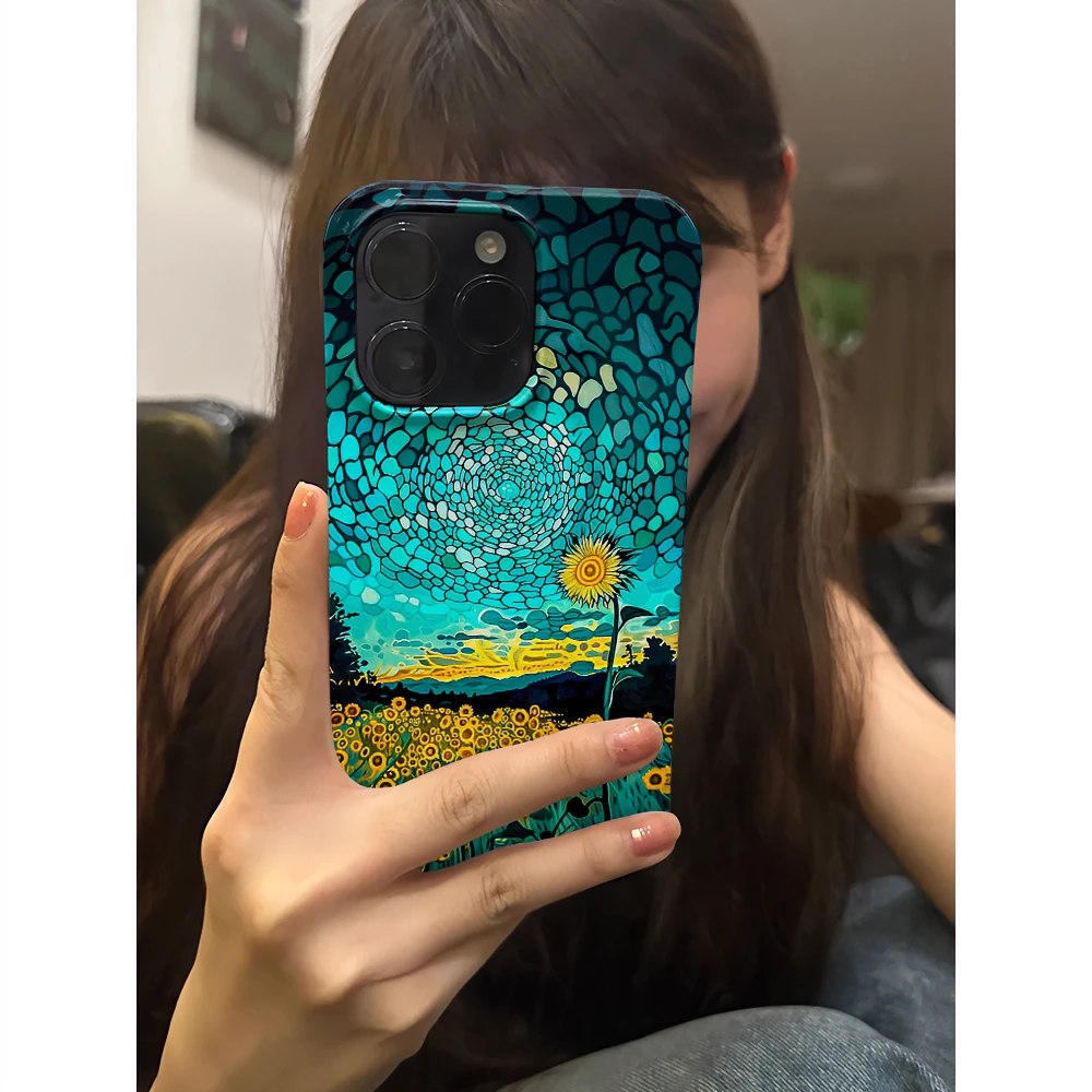 适用于苹果15pro手机壳高级感艺术iPhone14promax个性15菲林14创