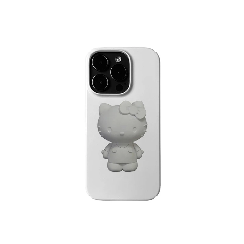 石膏猫咪ins风iPhone14苹果15promax菲林手机壳小米14华为