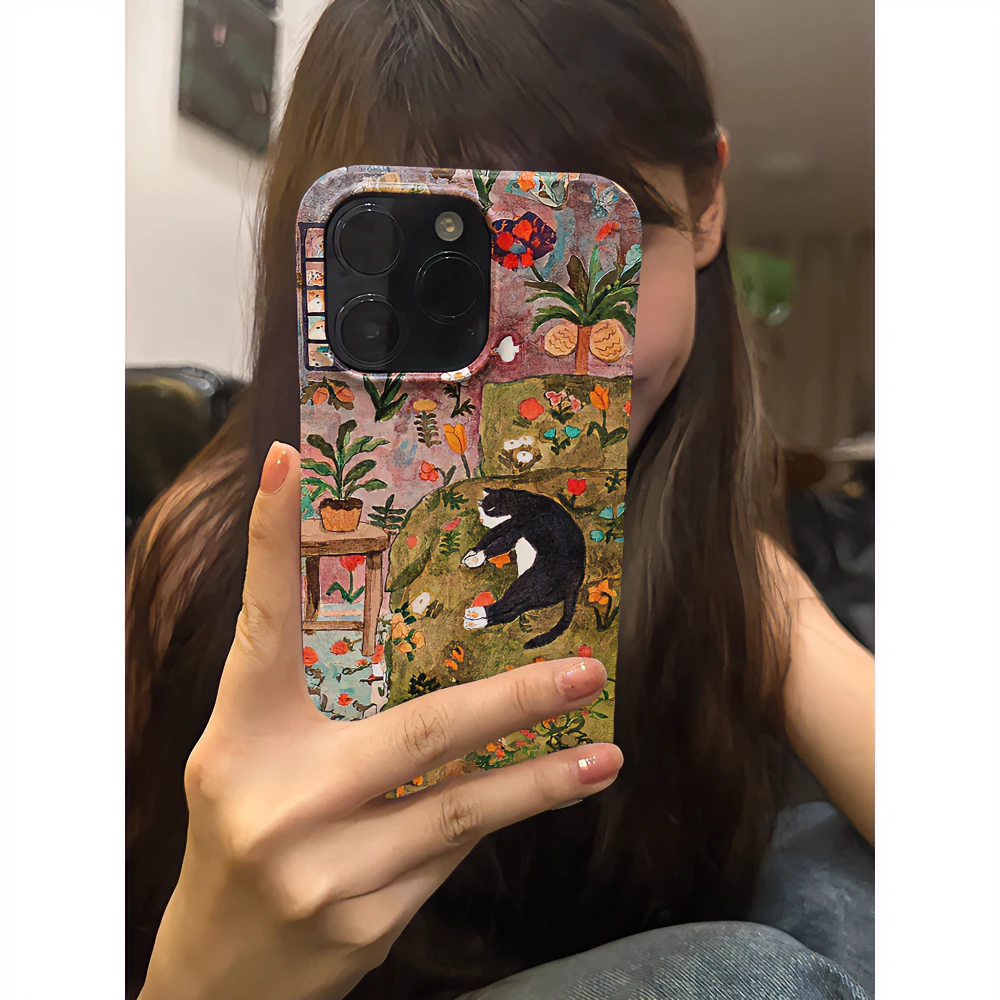 适用于苹果15pro新年手机壳ins风iPhone14promax个性15菲林14创意