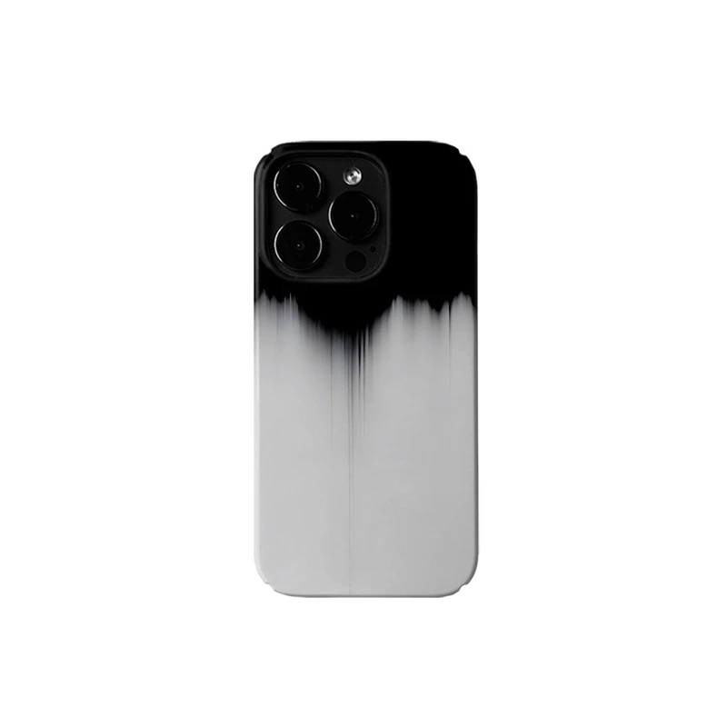 水墨渐变艺术ins风iPhone14苹果15promax菲林手机壳小米14华为