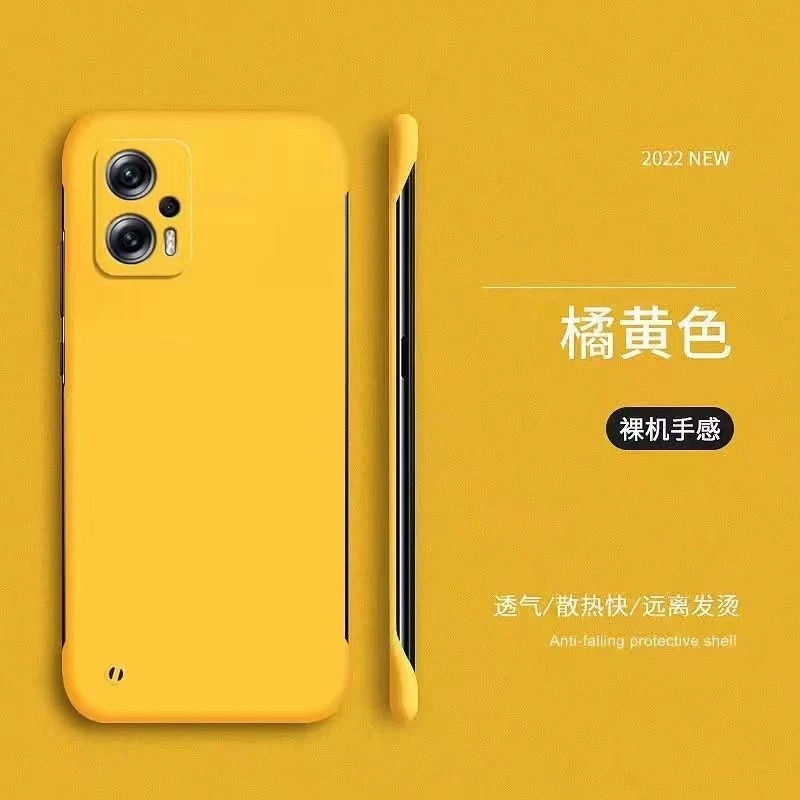红米note11t手机壳新款无边框简约Xiaomi note11tpro超薄磨砂硬壳
