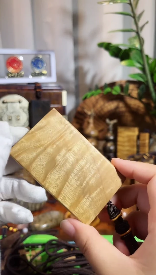 【闪购商品】金丝楠金丝楠木无事牌，一物一拍
