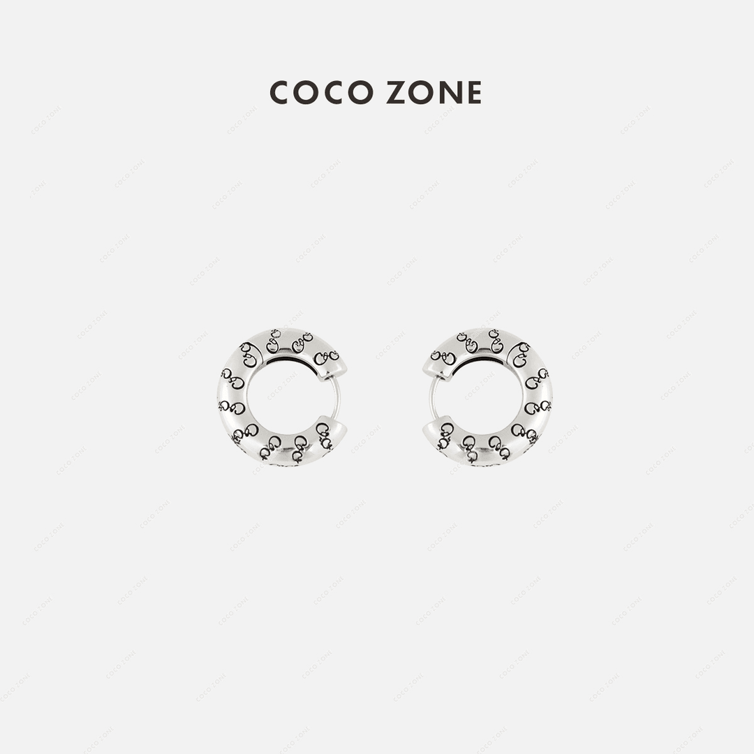铜合金耳饰 COCO ZONE 高级感耳针时尚设计耳扣23C29528