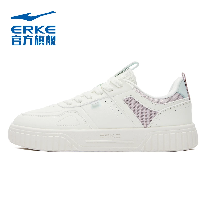 木兰｜鸿星尔克女鞋学生小白鞋春秋新款潮流百搭拼色运动鞋板鞋