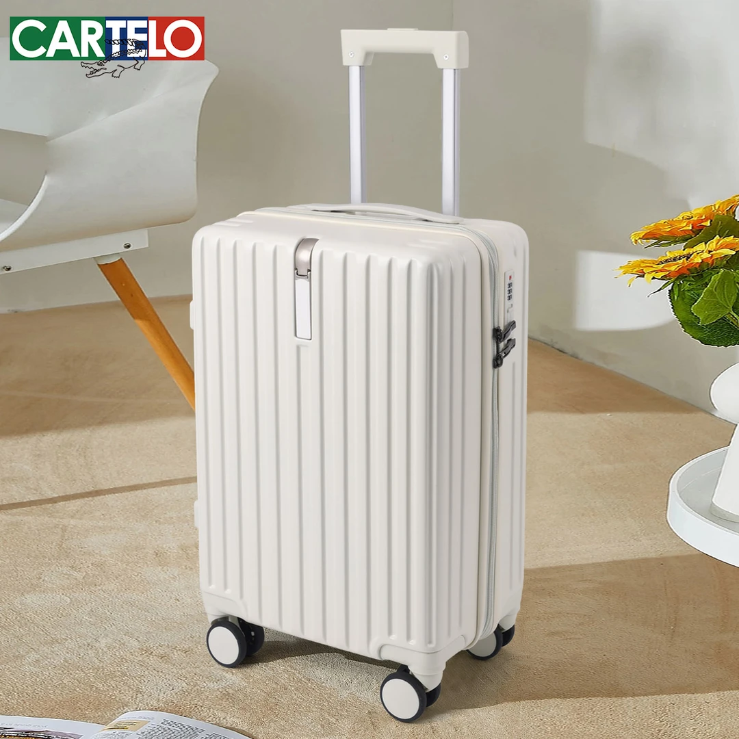 CARTELO/卡帝乐鳄鱼时尚行李箱ins旅行箱高颜值拉杆箱学生女箱子