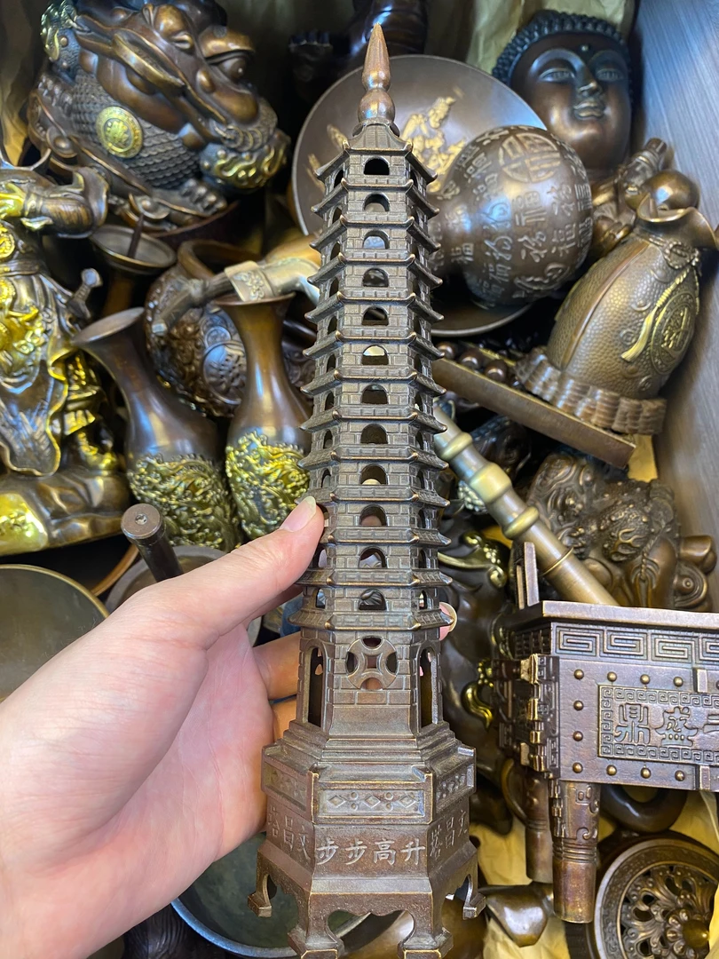 复古铜器文昌塔摆件