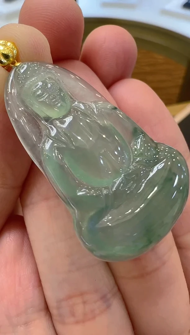 【闪购商品】翡翠吊坠(不含链)18K金镶嵌多样性团购发一件