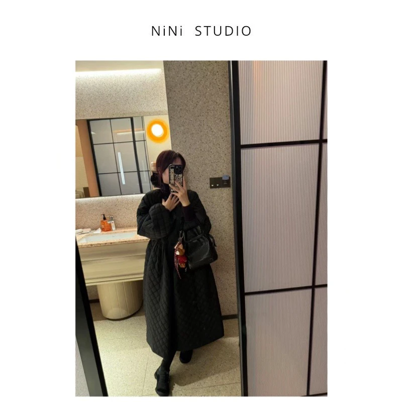 NiNi:小众调性娃娃裙棉服外套～