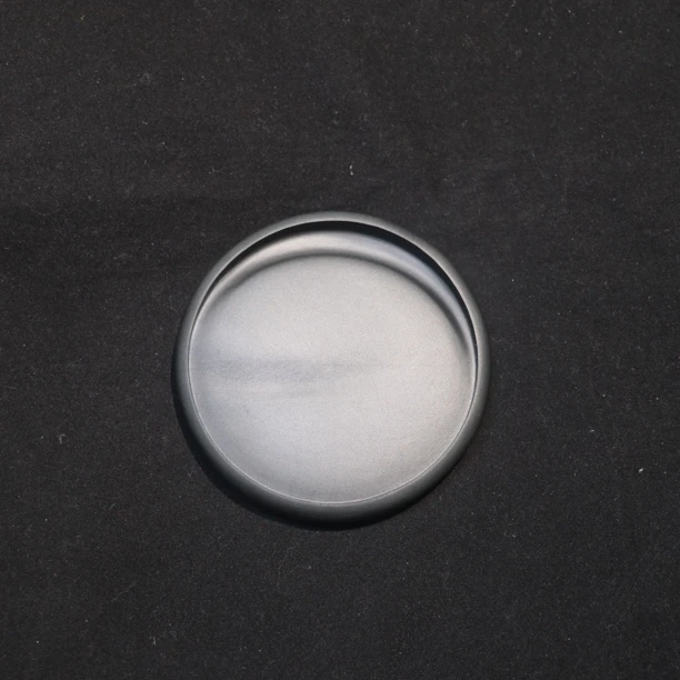 眉纹下坑眉纹月牙池清供文房雅致圆形歙砚8.1×8.1×1.3cm