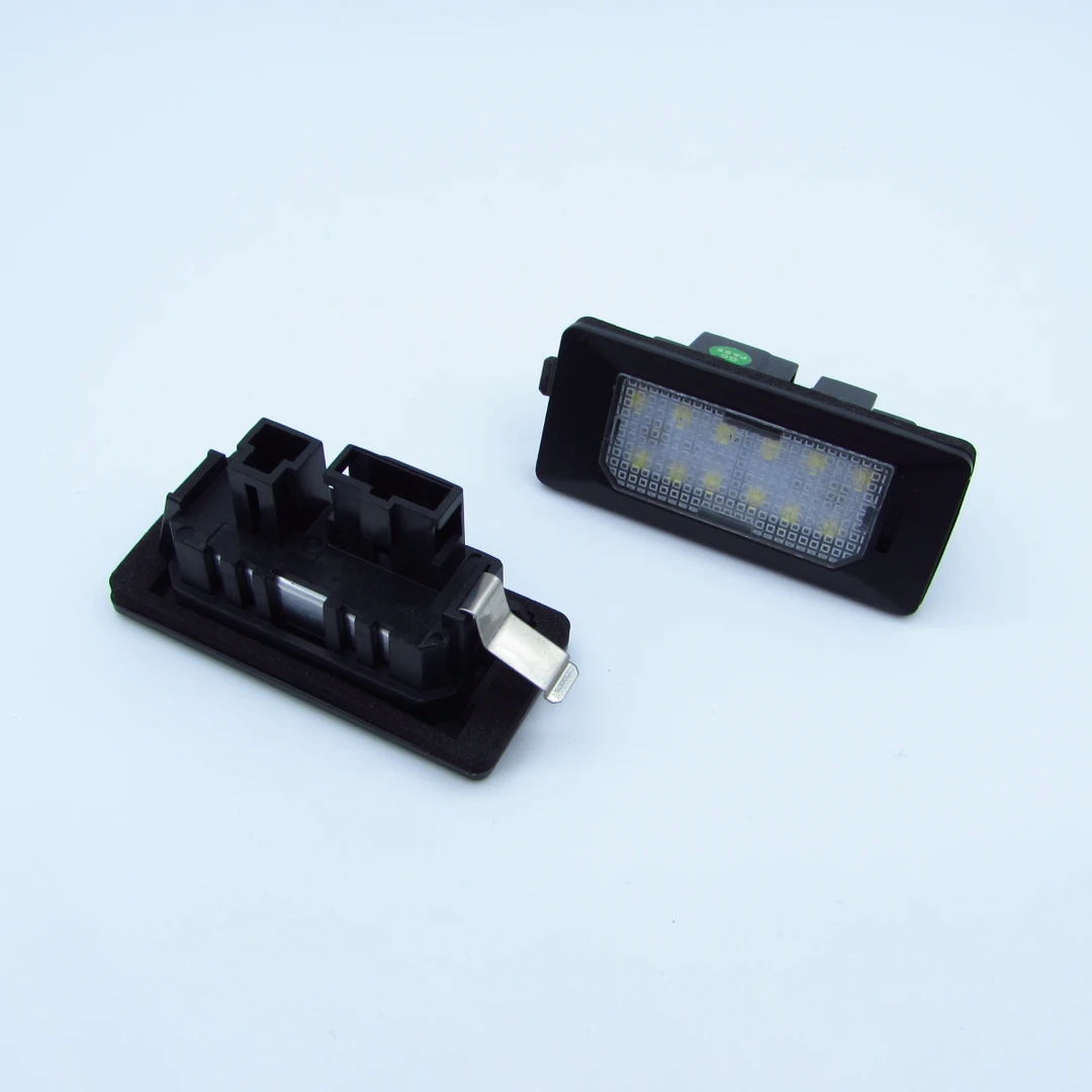 适用大众途观L 途安L 改装高亮白光LED牌照灯内置解码车牌灯总成