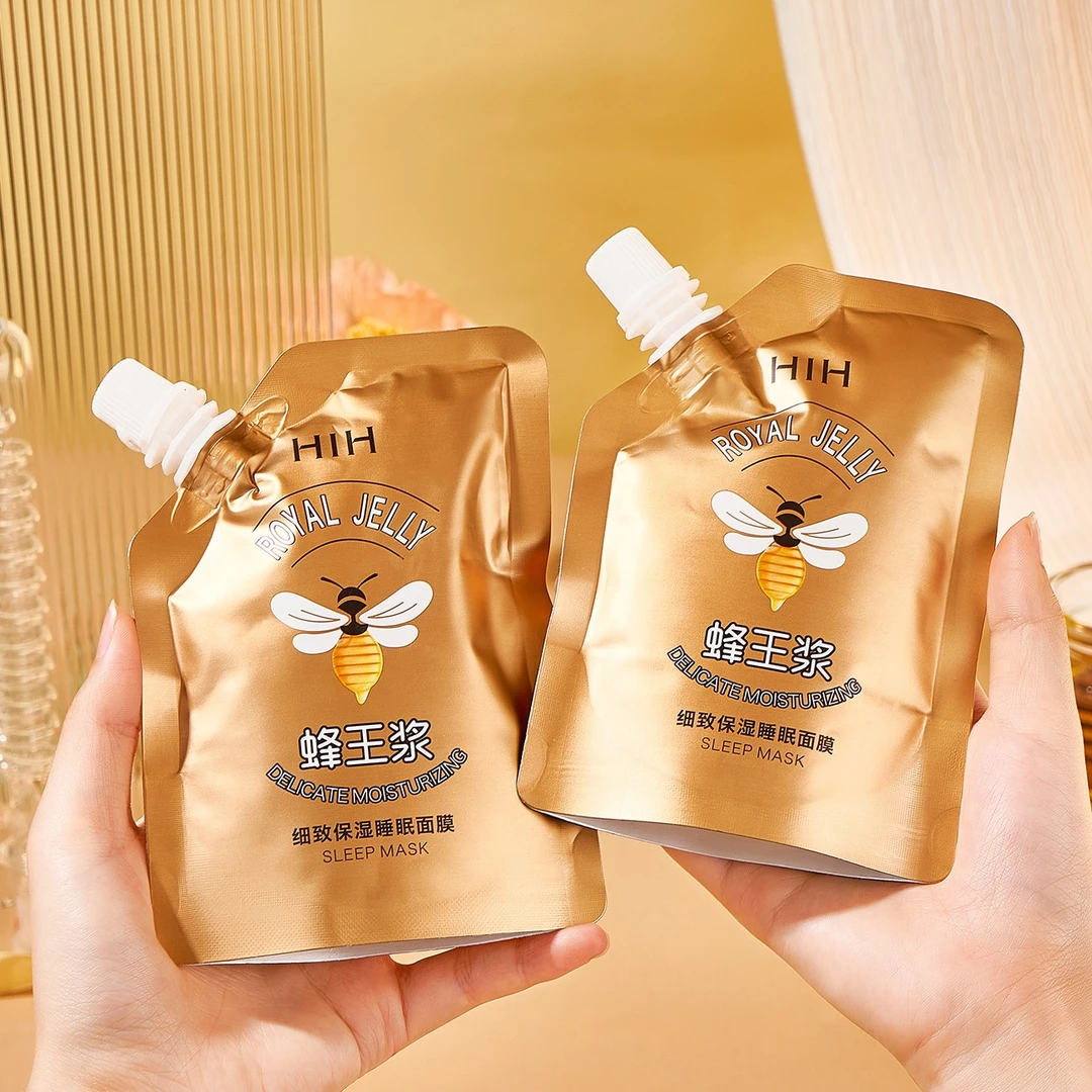 【主播补贴5.3/2袋】蜂王浆细致保湿睡眠面膜紧致水润提亮细腻女*Y