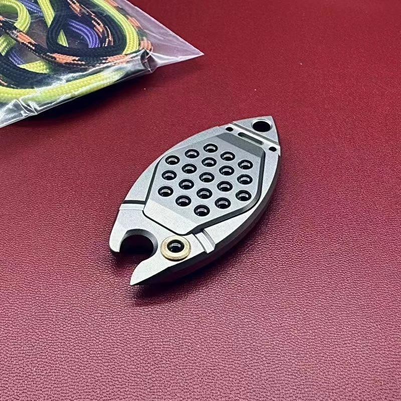 新款泡泡鱼多久鱼EDC钛合金黄铜捏捏减压户外用品上课