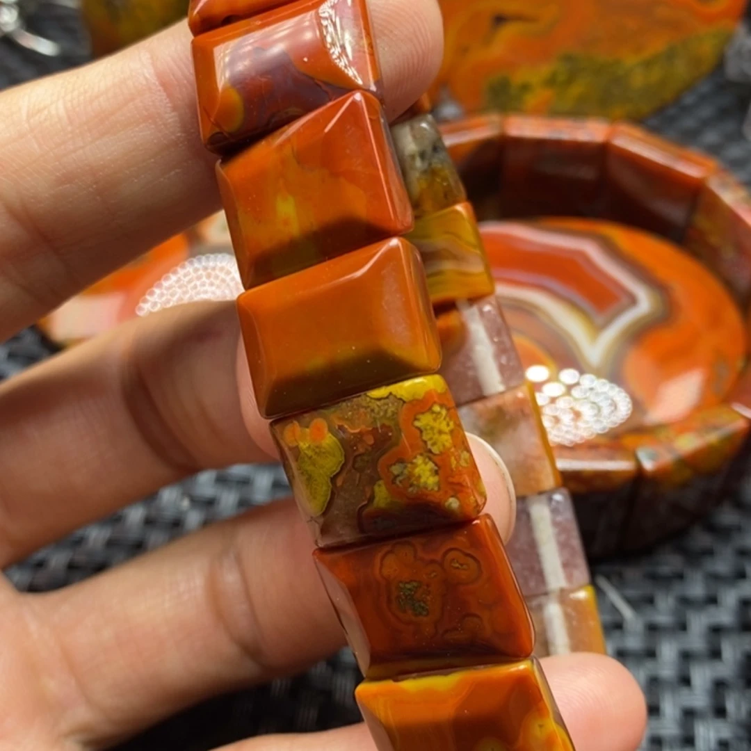 【闪购商品】玛瑙/玉髓手串未镶嵌大**设