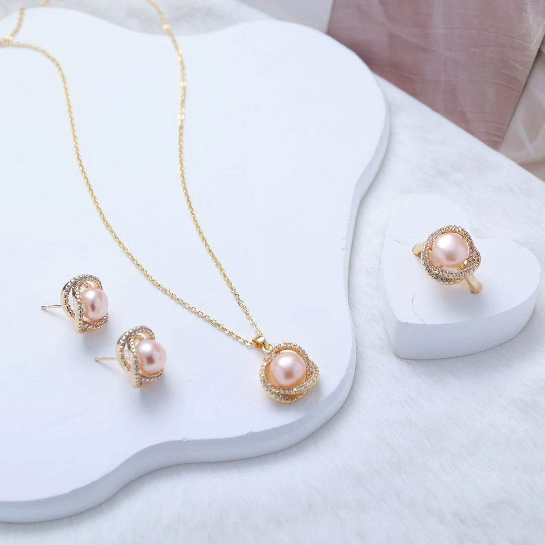 铜合金项链 4012时尚首饰三件套