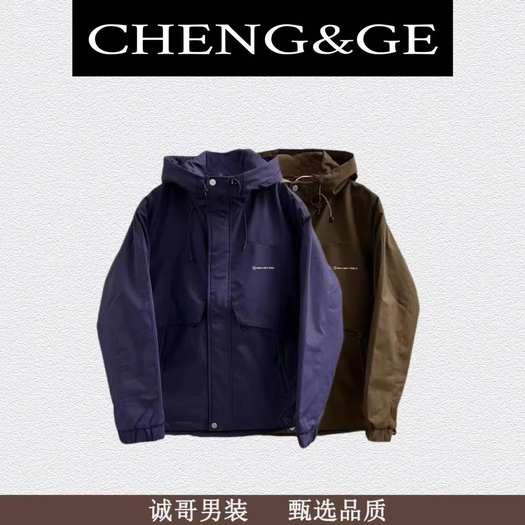 棉#M806#秋冬款加厚连帽休闲保暖棉服外套