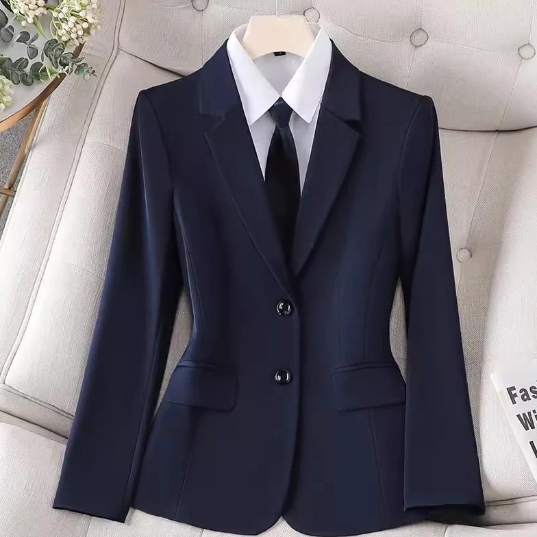 职业西装套装女面试小西服韩版OL白领正装上班职场女神范工作服