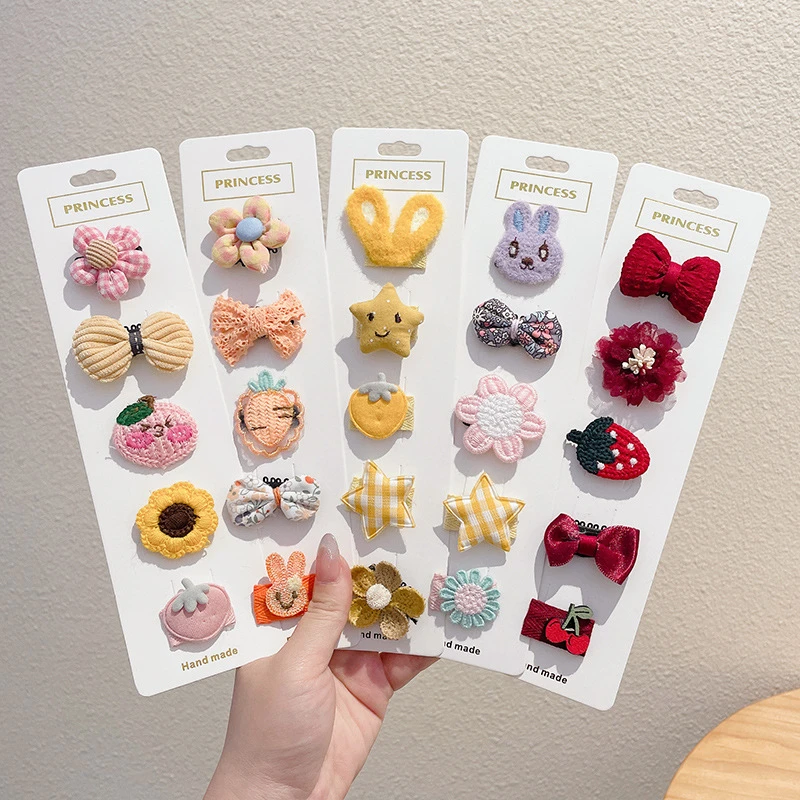 宠物发夹婴幼儿发卡汗毛夹发卡碎发夹子狗狗发卡猫咪发卡组合通用