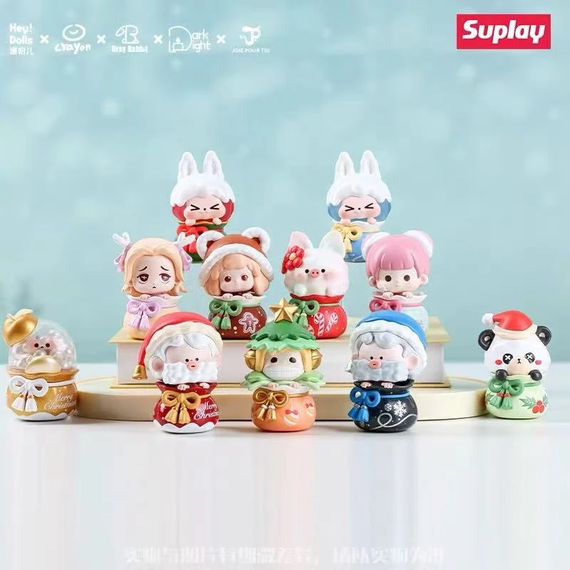 【小藤拆盒】Suplay嘿粉儿心愿结系列盲盒潮流摆件圣诞礼物