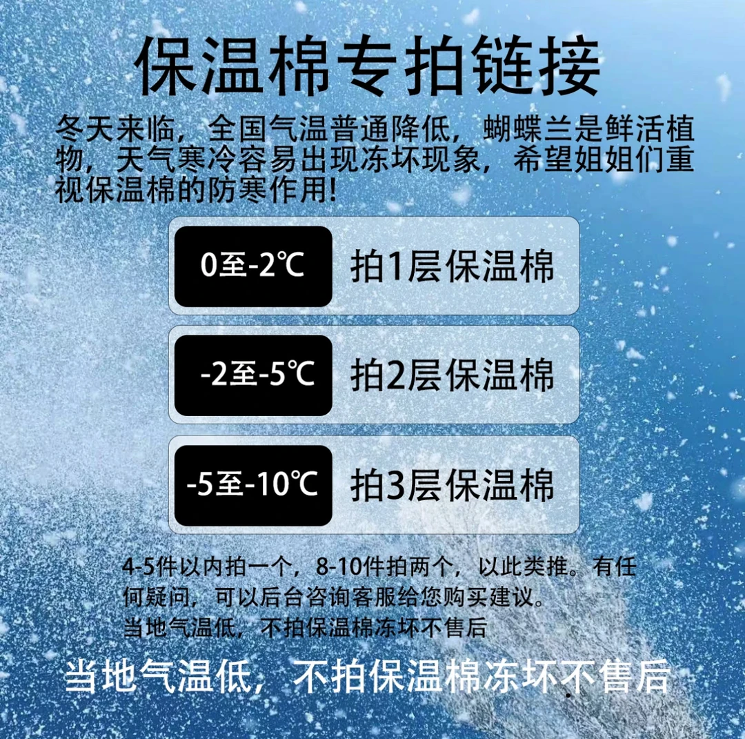 花火里【保温棉】天冷地区必须拍保温棉 防止冻伤（不拍保温不售后）