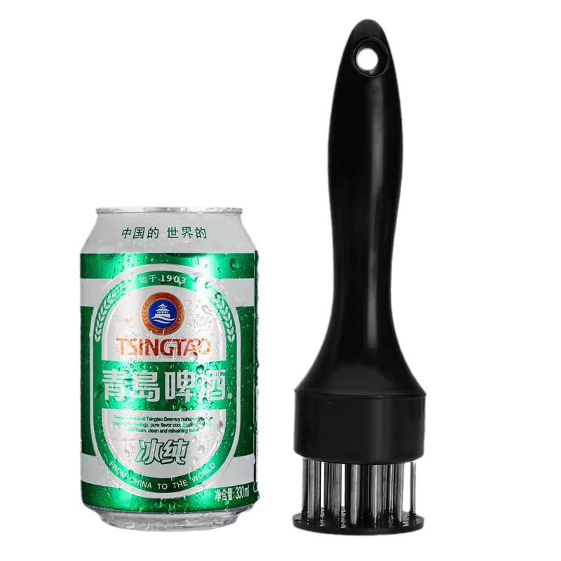 厨房不锈钢牛排锤松肉针家用嫩肉器扎孔断筋器敲打肉锤扣肉插肉针