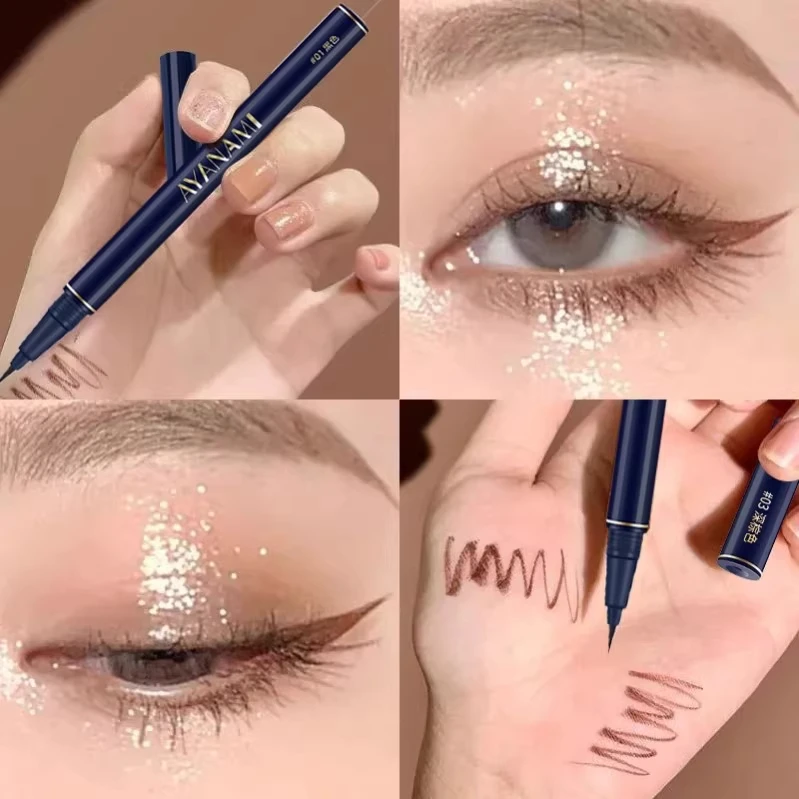 李佳琪推荐眼线液笔极细持久伪素颜新手防水防汗不脱色晕染下睫毛