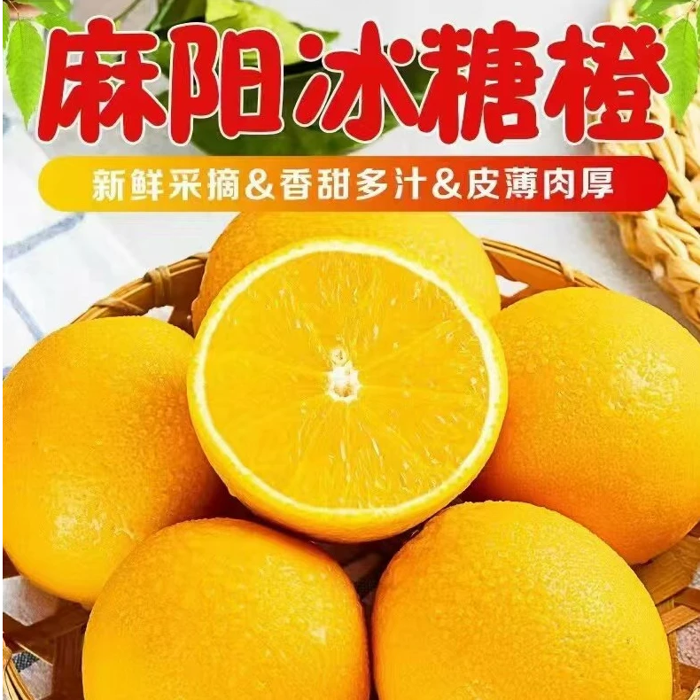 【坏果包赔】湖南山货农家冰糖橙湖南麻阳正宗冰糖橙