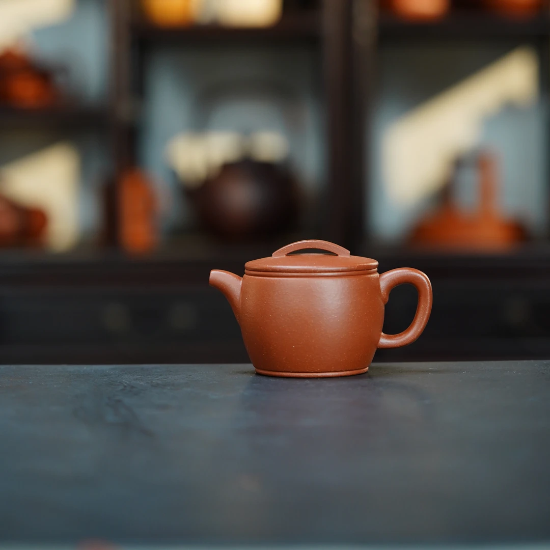 全手工降坡泥汉瓦壶容量170毫升 马君全手工