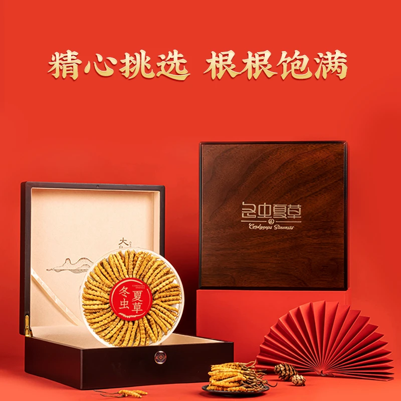【雪域小李李】高海拔冬虫夏草100根 中大草高端礼盒 送礼自用