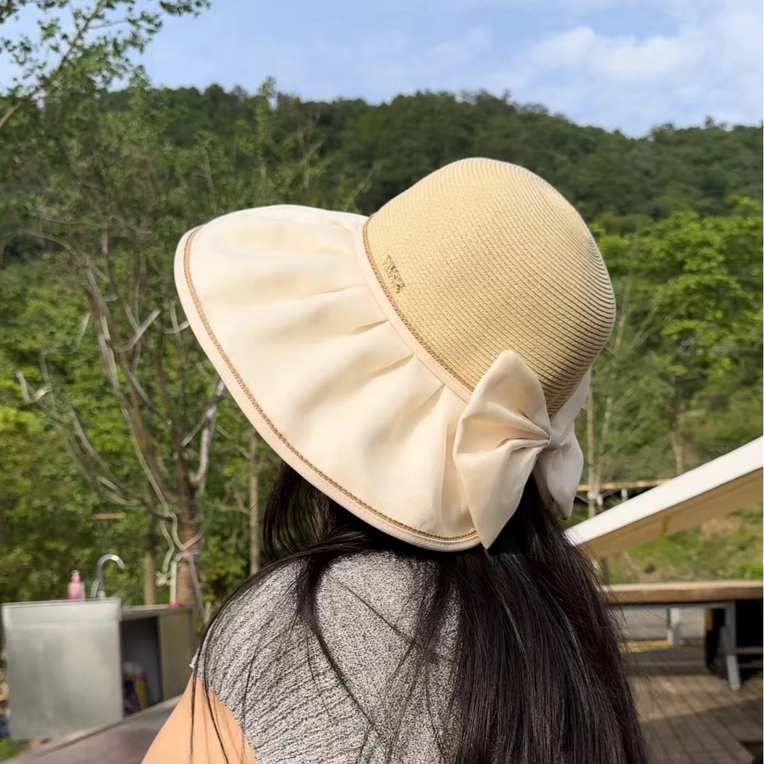 全顶欧根纱防晒帽遮阳（54-58头围）