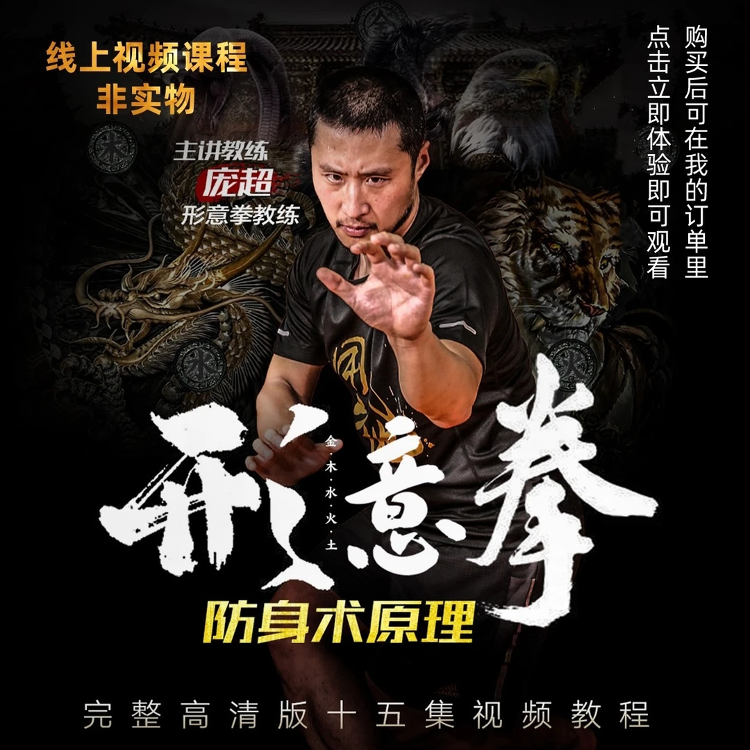 形意拳攻防教学(线上视频非实物,买后请勿填地址,点跳过)零基础