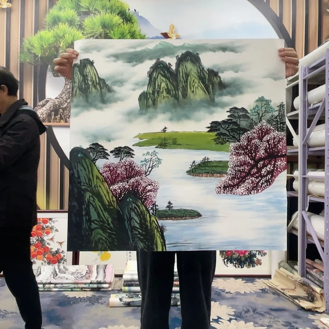 书法山水画手绘画6