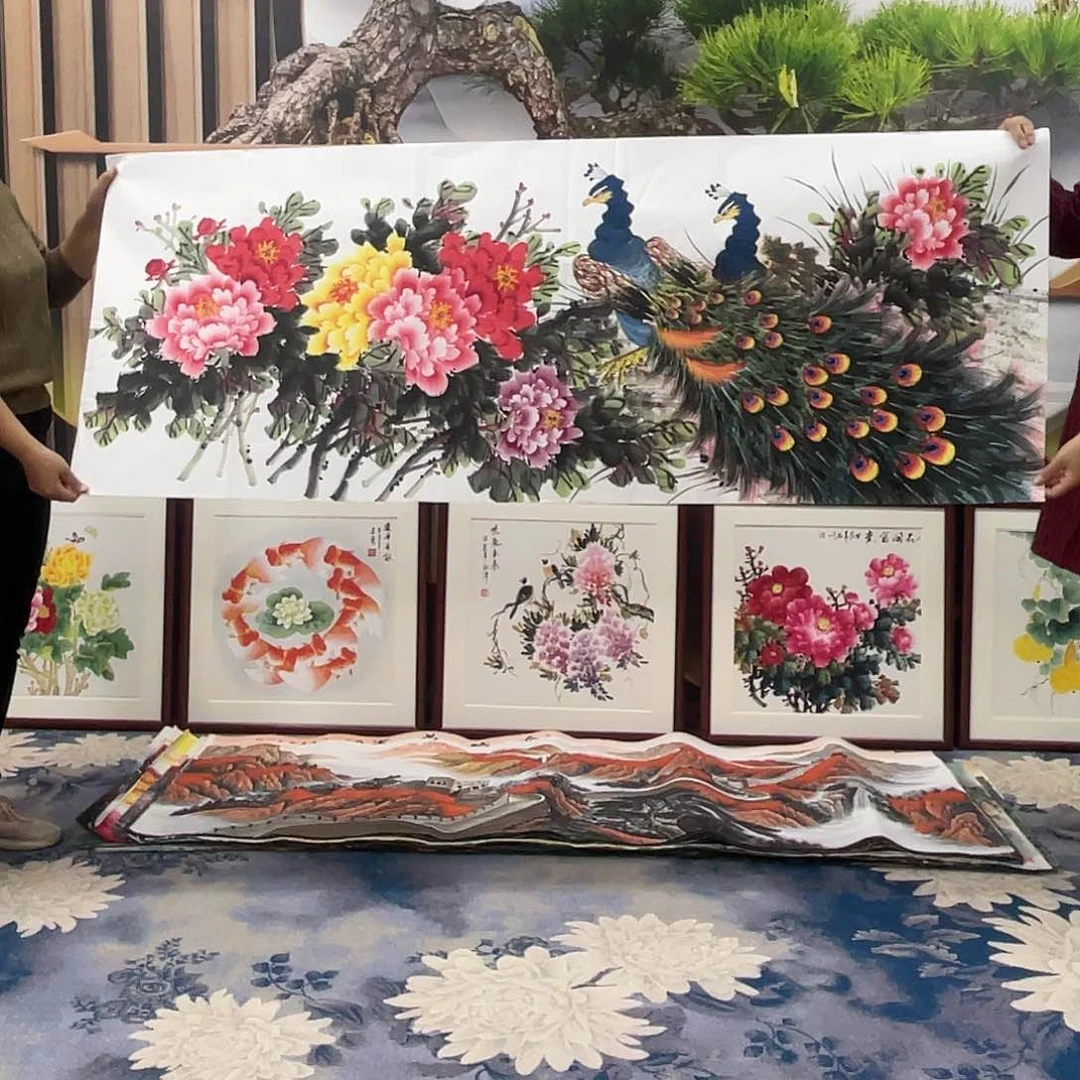 书法山水手绘作品9
