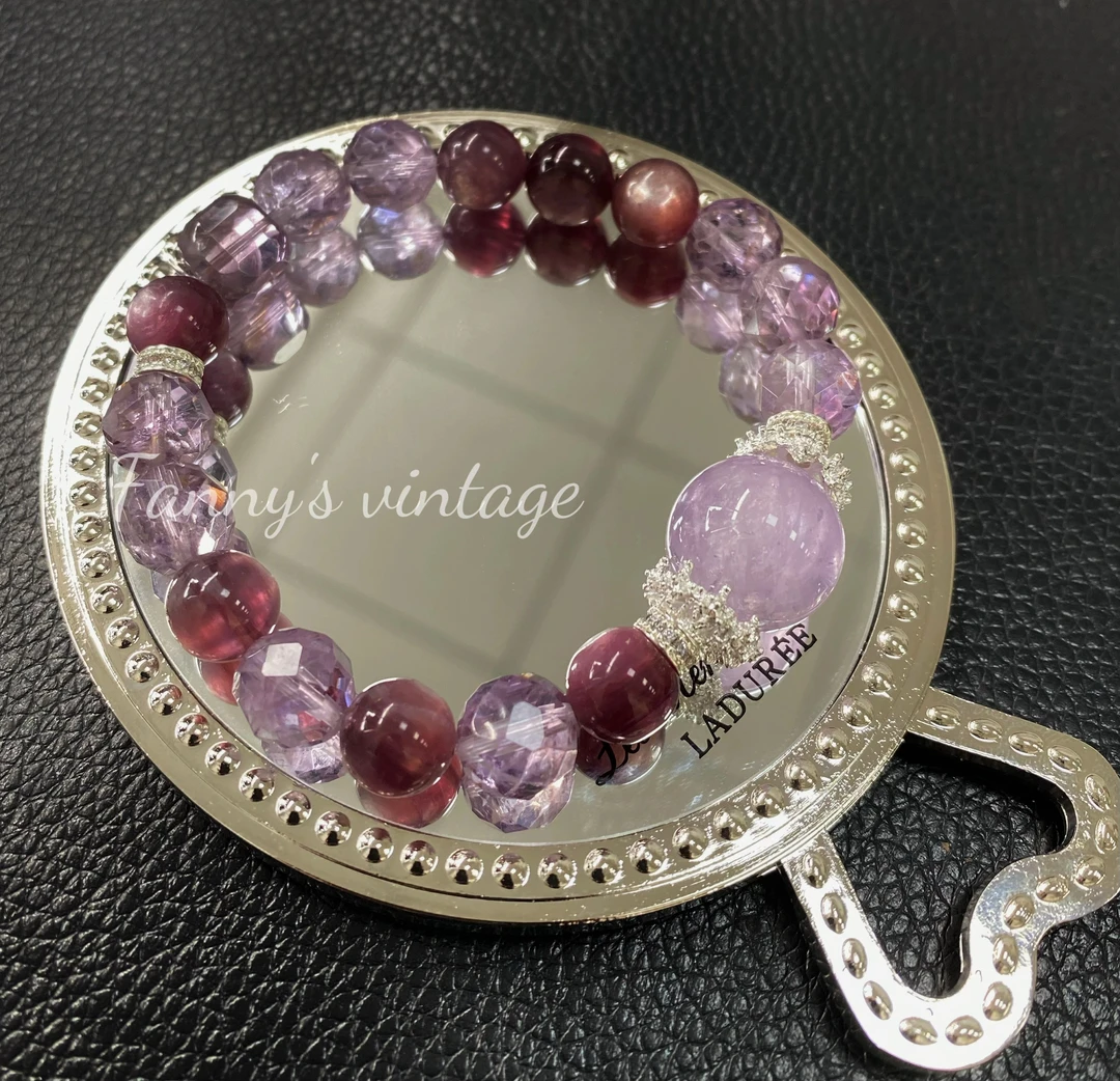 【晶钻葡萄】天然水晶手串原创小众设计