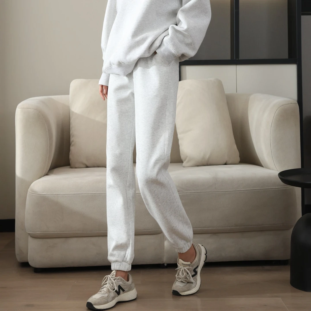 A8656设计款提臀束脚卫裤百搭显瘦