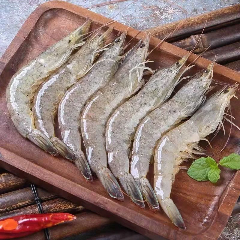 新鲜海洋大虾4050规格 活体单冻 净重3.3斤/盒  顺丰冷链发货