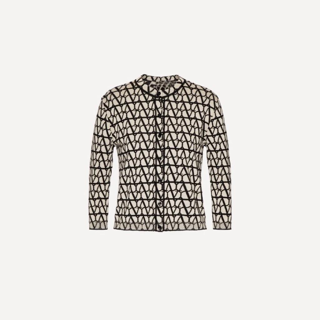 FAY【格调幻影】老钱风金典早秋气质名媛中袖针织开衫