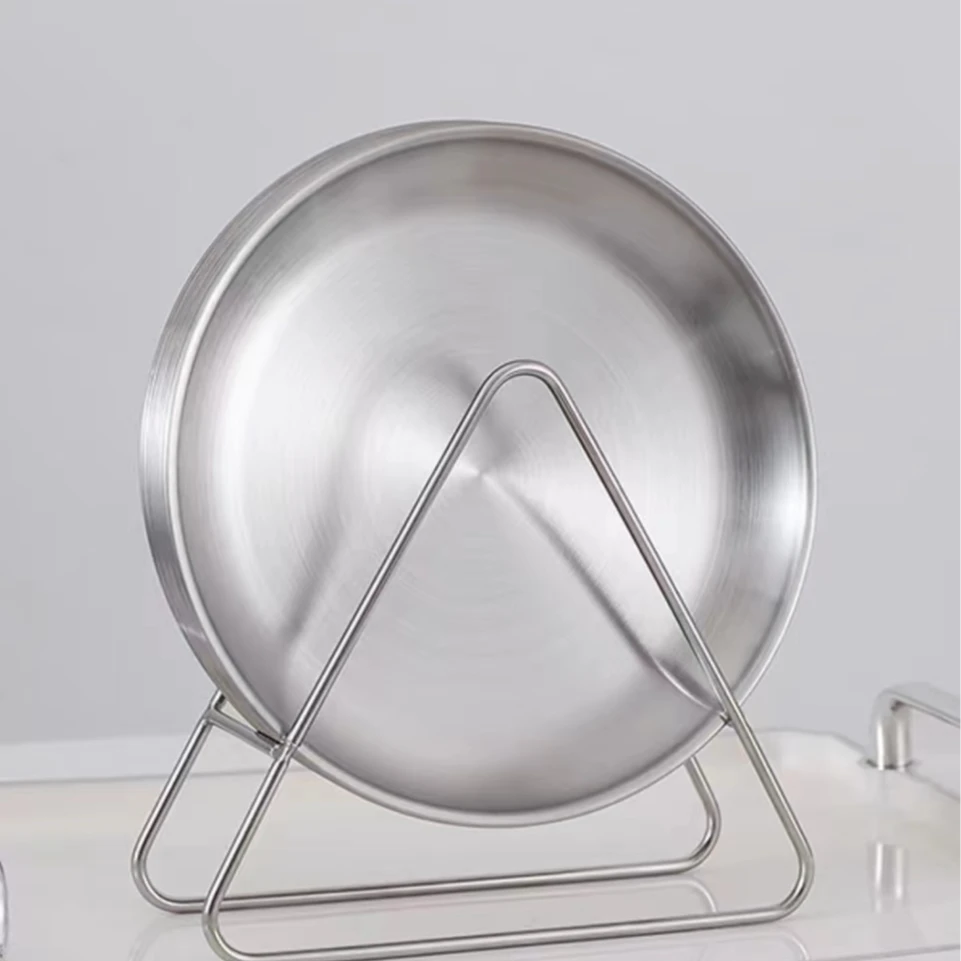 【双层加厚版】6个14CM碟子配支架野餐餐具【汤姆粉丝专属】2024新品