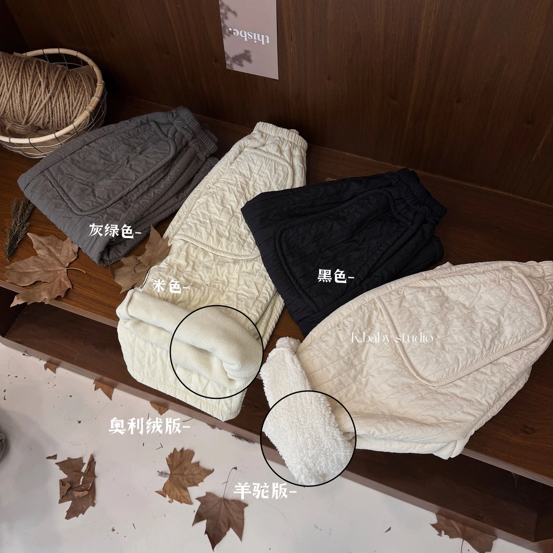 截单【皱皱裤】kb3135|秋冬季儿童之一周穿搭不重样！超百搭的呀！