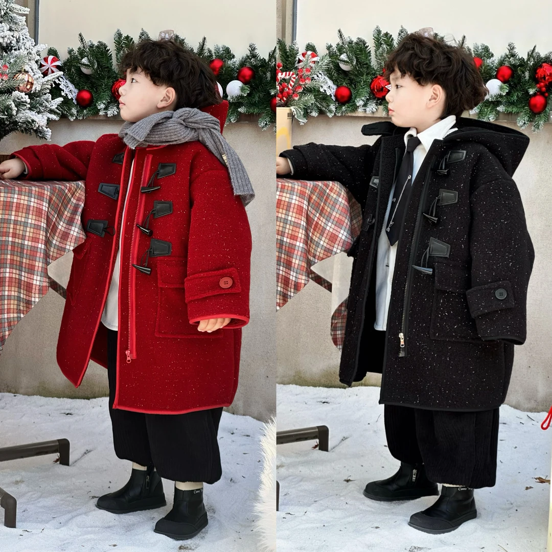 【新年·闪到爆】 kb3313 | 冬季儿童韩版皮扣细闪大衣 过年一定要穿