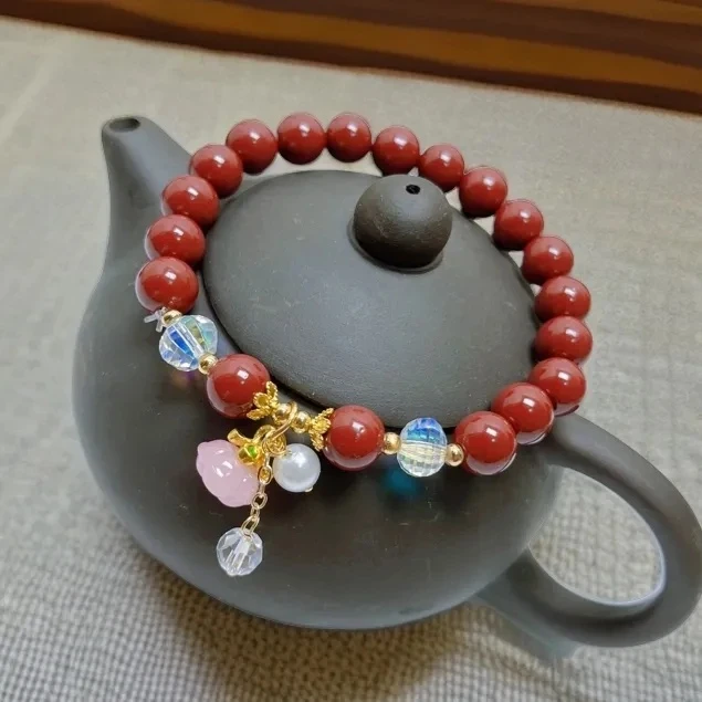 铜合金手链 新款国风红色南瓜手链S300