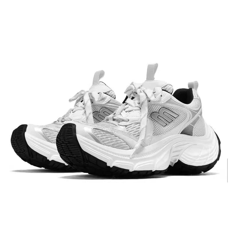 【高定版~ ！】秋冬做旧新款10XL情侣老爹鞋ins潮鞋厚底增高运动鞋